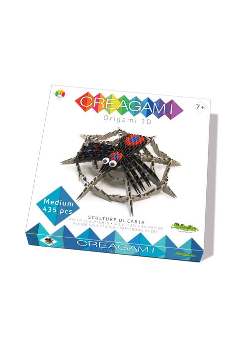 Copertă produs Origami 3D Creagami, păianjen (435 piese)