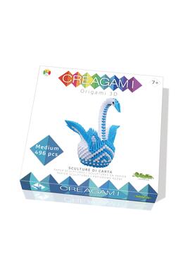 Copertă produs Origami 3D Creagami, lebădă (496 piese)