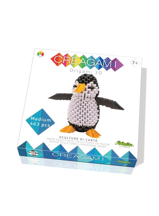 Copertă produs Origami 3D Creagami, pinguin (463 piese) - gallery big 2