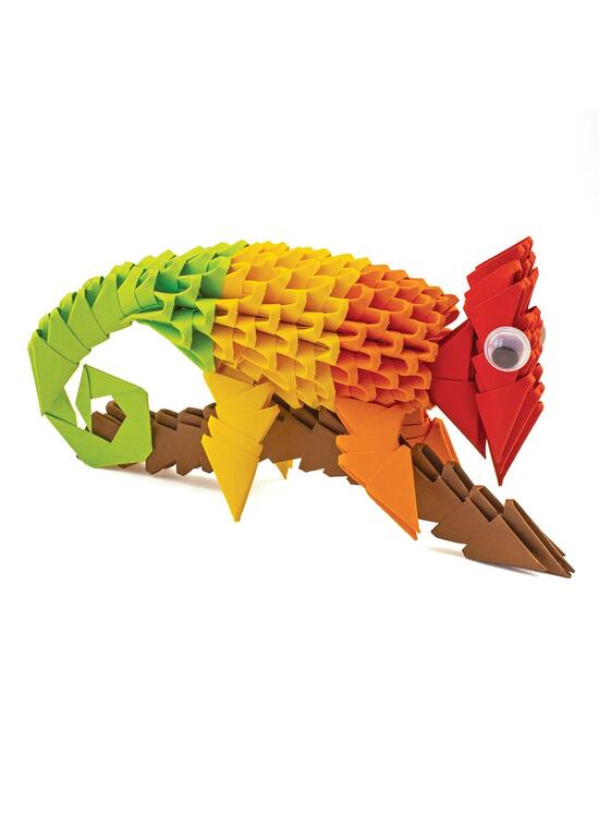 Copertă produs Origami 3D Creagami, cameleon (265 piese) - gallery big 1