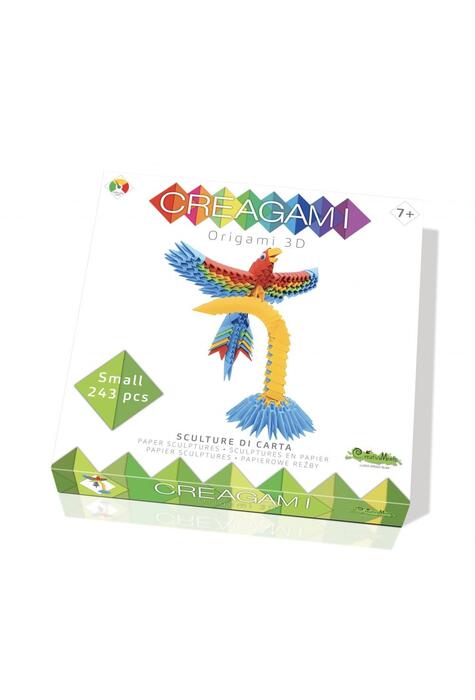 Copertă produs Origami 3D Creagami, papagal (243 piese)