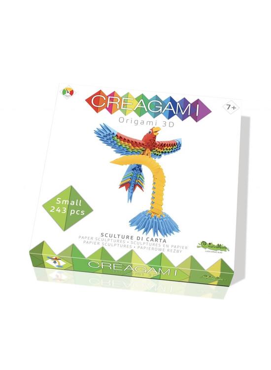 Copertă produs Origami 3D Creagami, papagal (243 piese) - gallery big 2