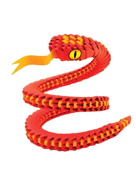 Copertă produs Origami 3D Creagami, șarpe (271 piese) - gallery big 1
