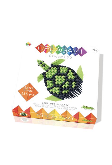 Copertă produs Origami 3D Creagami, broască țestoasă (134 piese)