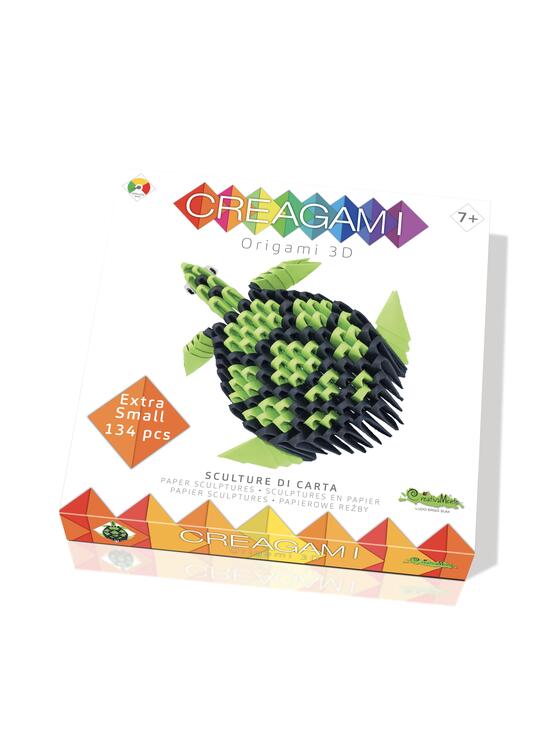 Copertă produs Origami 3D Creagami, broască țestoasă (134 piese) - gallery big 2