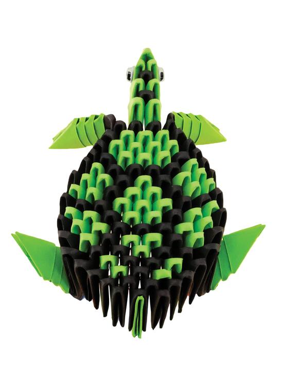 Copertă produs Origami 3D Creagami, broască țestoasă (134 piese) - gallery big 1