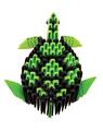 Copertă produs Origami 3D Creagami, broască țestoasă (134 piese) - thumb 1
