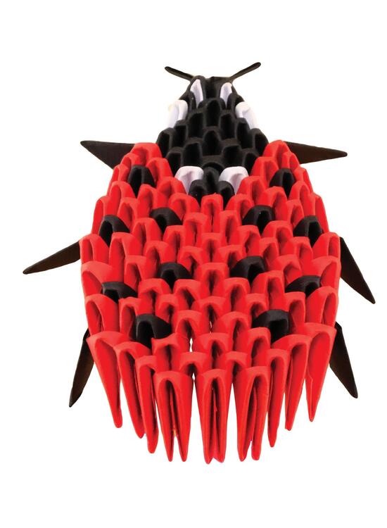 Copertă produs Origami 3D Creagami, buburuză (109 piese) - gallery big 1