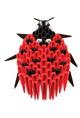Copertă produs Origami 3D Creagami, buburuză (109 piese)