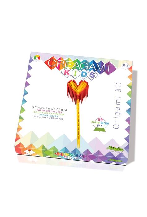 Copertă produs Origami 3D Creagami KIDS, inimă (89 piese)