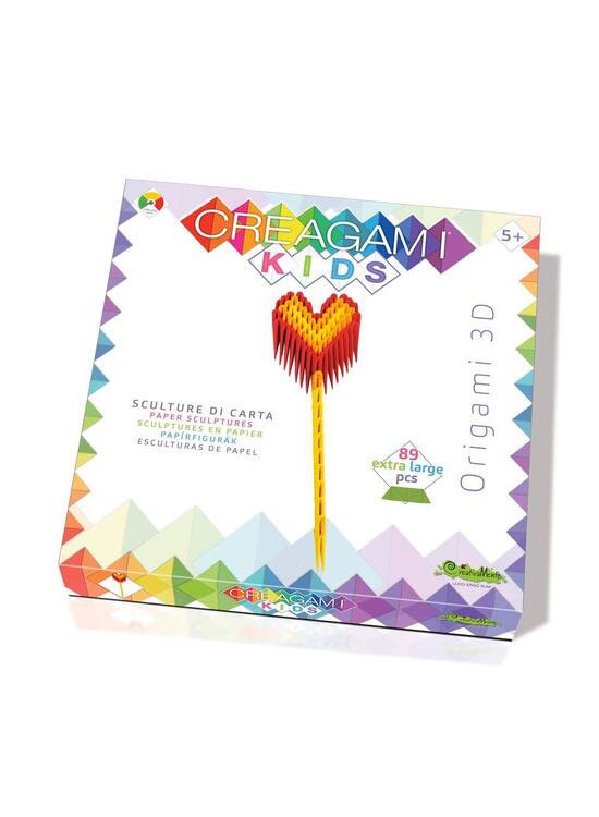 Copertă produs Origami 3D Creagami KIDS, inimă (89 piese) - gallery big 2