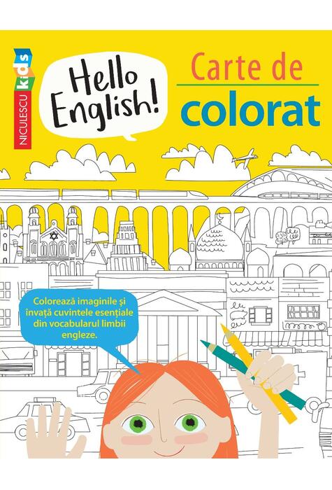 Copertă produs Hello English! Carte de colorat