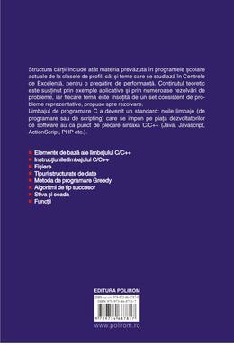 Copertă produs Programarea &icirc;n limbajul C/C++ pentru liceu (Vol. 1)