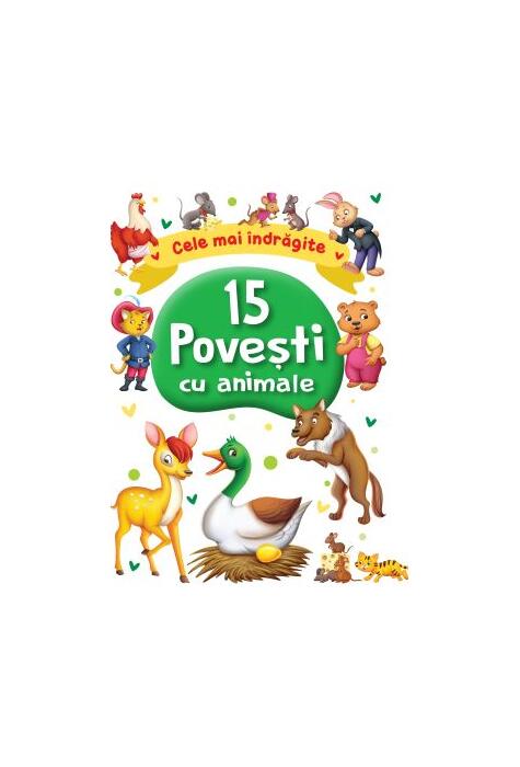Copertă produs 15 povești cu animale