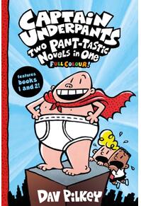 Copertă produs Captain Underpants: Two Pant-tastic Novels in One