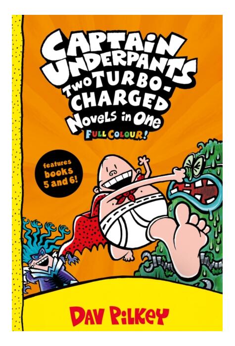 Copertă produs Captain Underpants: Two Turbo-Charged Novels in One
