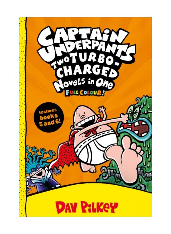 Copertă produs Captain Underpants: Two Turbo-Charged Novels in One - gallery big 1