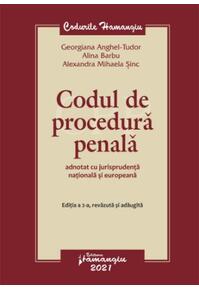 Copertă produs Codul de procedură penală adnotat cu jurisprudență națională și europeană. Ediția a 2-a