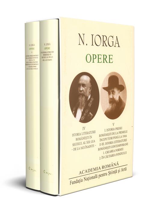 Copertă produs N. Iorga. Opere (Vol. IV+V)