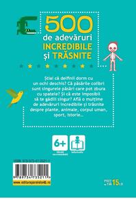 Copertă produs 500 de adevăruri incredibile și trăsnite