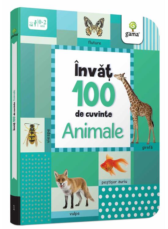 Copertă produs Animale. &Icirc;nvăț 100 de cuvinte (Vol. 1) - gallery big 1