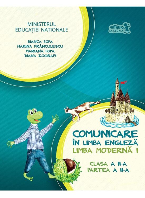 Copertă produs English with Nino. Comunicare &icirc;n limba engleză. Limba modernă 1. Manual pentru Clasa a II-a, Partea a II-a (+ CD) - gallery big 1