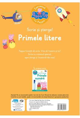 Copertă produs Scrie și șterge! Primele litere