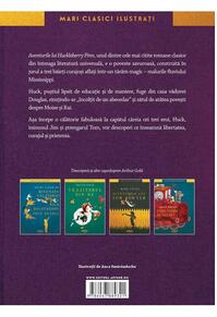 Copertă produs Aventurile lui Huckleberry Finn | Mari clasici ilustrați