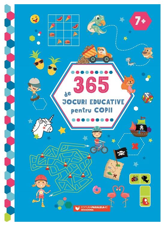 Copertă produs 365 de jocuri educative pentru copii (7 ani +) - gallery big 1