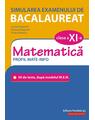 Copertă produs Simularea examenului de bacalaureat. Matematică. Clasa a XI-a. Profil mate-info. 30 de de teste, după modelul M.E.N. - thumb 1