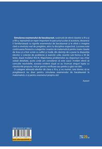 Copertă produs Simularea examenului de bacalaureat. Matematică. Clasa a XI-a. Profil mate-info. 30 de de teste, după modelul M.E.N.