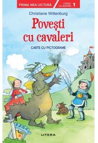 Copertă produs Povești cu cavaleri. Carte cu pictograme. Citesc cu ajutor (Nivelul 1)
