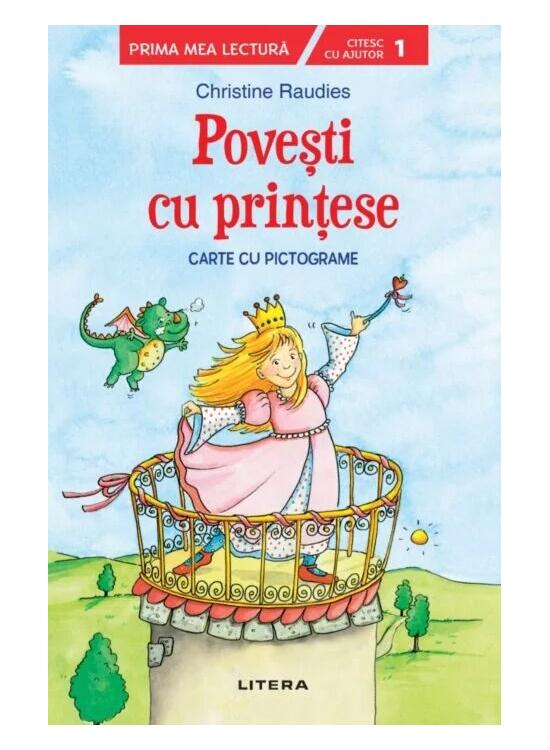 Copertă produs Povești cu prințese. Carte cu pictograme. Citesc cu ajutor (Nivelul 1) - gallery big 1