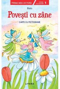 Copertă produs Povești cu zâne. Carte cu pictograme. Citesc cu ajutor (Nivelul 1)