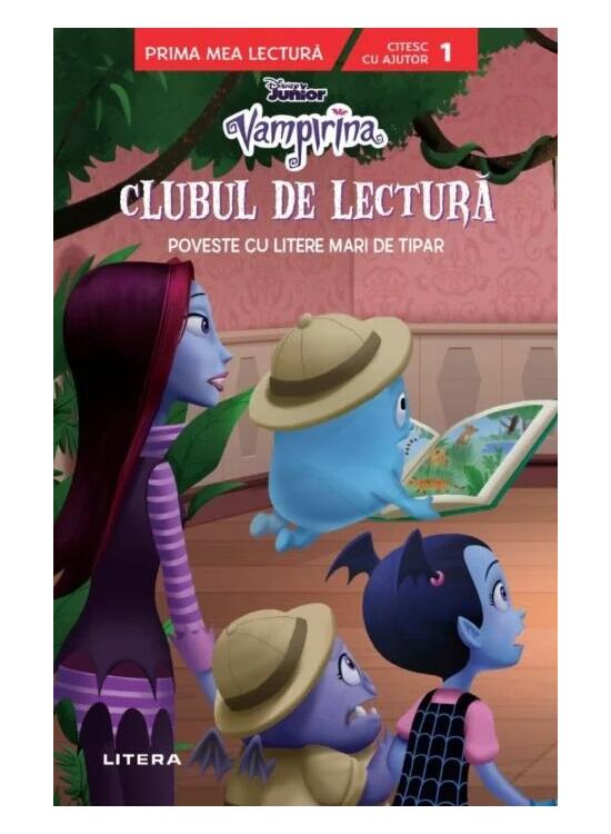 Copertă produs Disney Junior. Vampirina. Clubul de lectură. Poveste cu litere mari de tipar - gallery big 1