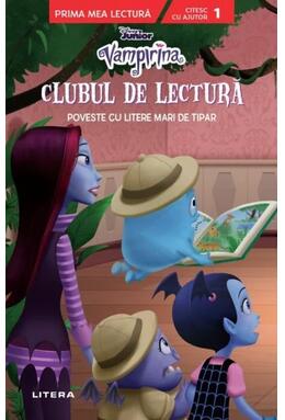 Copertă produs Disney Junior. Vampirina. Clubul de lectură. Poveste cu litere mari de tipar