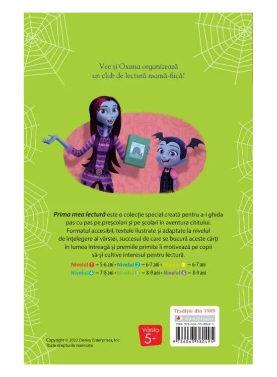 Copertă produs Disney Junior. Vampirina. Clubul de lectură. Poveste cu litere mari de tipar - gallery big 2