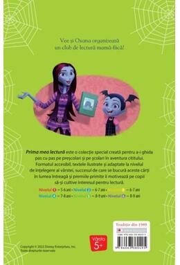 Copertă produs Disney Junior. Vampirina. Clubul de lectură. Poveste cu litere mari de tipar