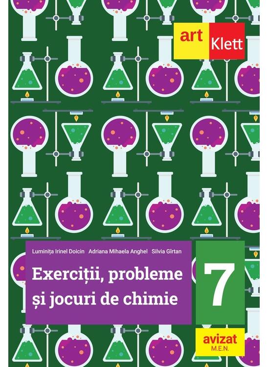 Copertă produs Exerciţii, probleme și jocuri de Chimie. Clasa a VII-a - gallery big 1
