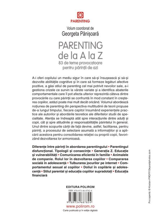 Copertă produs Parenting de la A la Z. 80 de teme provocatoare pentru părinții de azi - gallery big 2