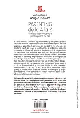 Copertă produs Parenting de la A la Z. 80 de teme provocatoare pentru părinții de azi