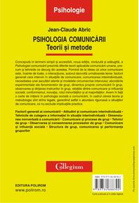 Copertă produs Psihologia comunicării. Teorii şi metode. Ediția a II-a