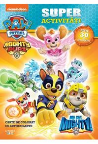 Copertă produs Patrula Cățelușilor. Superactivități. Carte de colorat cu autocolante