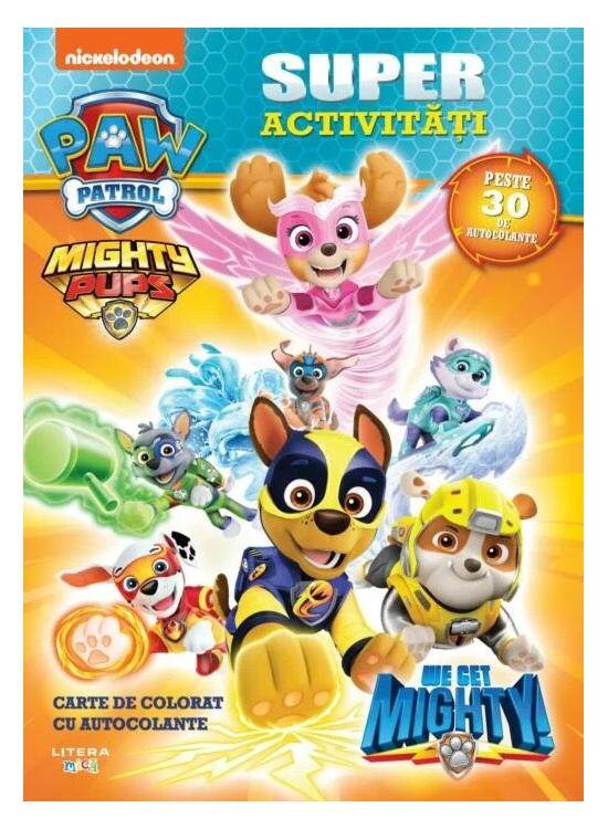 Copertă produs Patrula Cățelușilor. Superactivități. Carte de colorat cu autocolante - gallery big 1