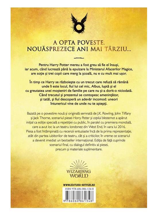Copertă produs Harry Potter și copilul blestemat. Scenariul piesei &icirc;n două părți - gallery big 2