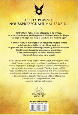 Copertă produs Harry Potter și copilul blestemat. Scenariul piesei &icirc;n două părți