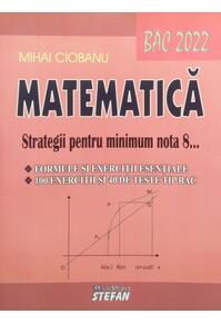 Copertă produs Matematică. Strategii pentru minimum nota 8