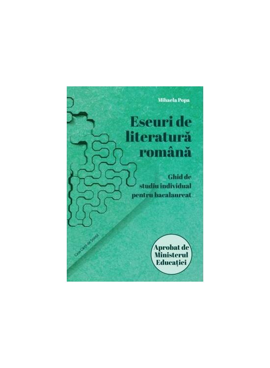 Copertă produs Eseuri de literatură rom&acirc;nă. Ghid de studiu individual pentru bacalaureat - gallery big 1