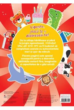 Copertă produs Activități cu autocolante la 3 ani