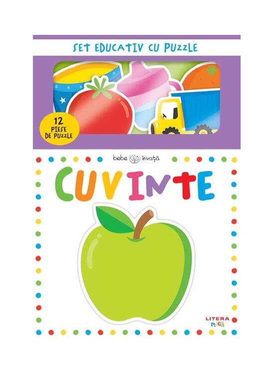 Copertă produs Bebe &icirc;nvaţă. Cuvinte. Set educativ cu puzzle - gallery big 1